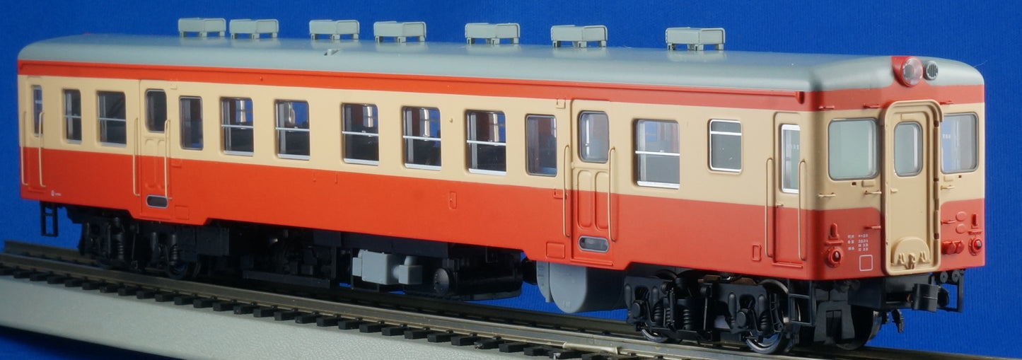 JNR-DMU-Kiha20,Powered,Painted(vermilion,cream)