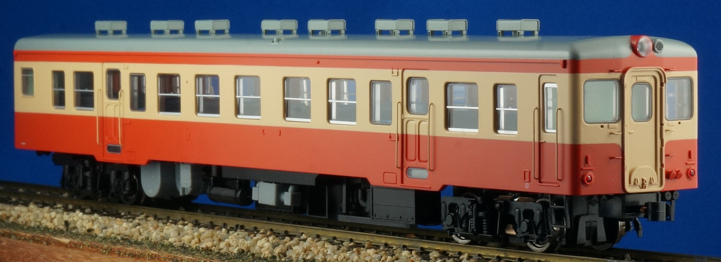 JNR-DMU-Kiha25,Powered,Painted(vermilion,cream)