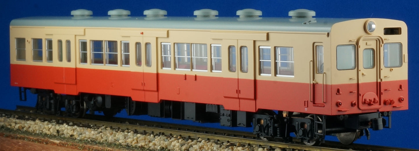 JNR-DMU-Kiha35,un-powered,Painted(vermilion, cream)