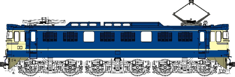 JNR ELECTRIC CLASS EF60-500 (1963) Blue,cream stripe