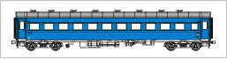 JNR-Economy Class Coach-Oha35,Steal roof,blue