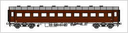 JNR-Economy Class Coach-Oha35,Steal roof,brown