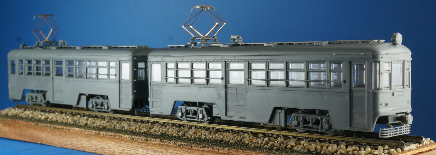 Street car, Tamaden Class 70,unpainted kit,2 cars set, unpowered