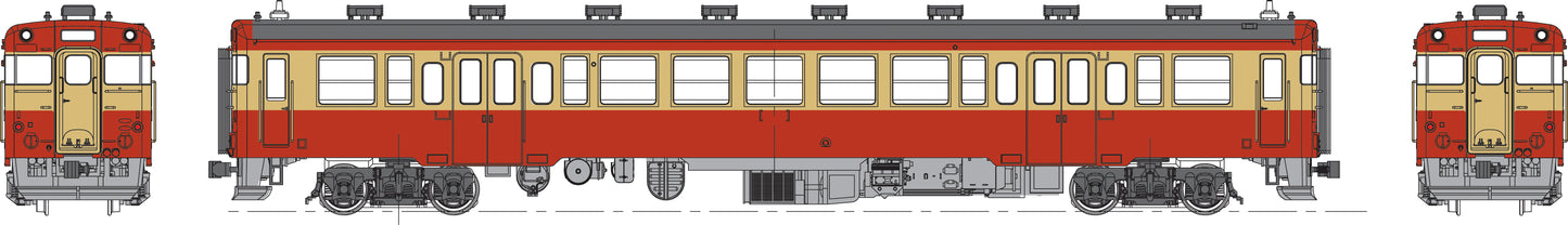 JNR-DMU-Kiha23,Powered,Painted(vermilion, cream)